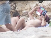 great blowjob on a nudist beach