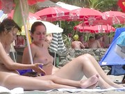 Hot Latina on nudist Beach