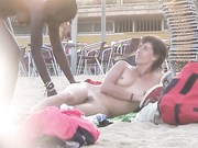 Huge Tits at Nude Beach