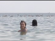 Nice subject caught at nude beach in South America