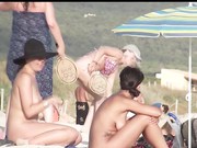 Nude Beach - Bi MMF Threesome
