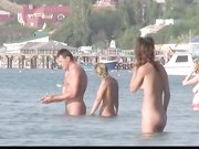 Nude Beach - Big Tit Beach fun POV
