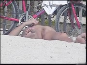 Nude Beach - Little Tits Riding   CIM Blowjob POV