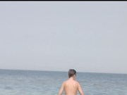 Nude Beach - Tan Line Redhead Suck   fun