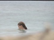 Public blowjob on Nude beach Part1