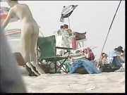woman jack off  in nudist beach